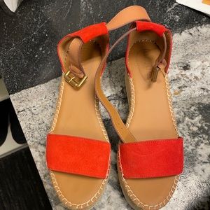 See by Chloe red platform. Size 38.